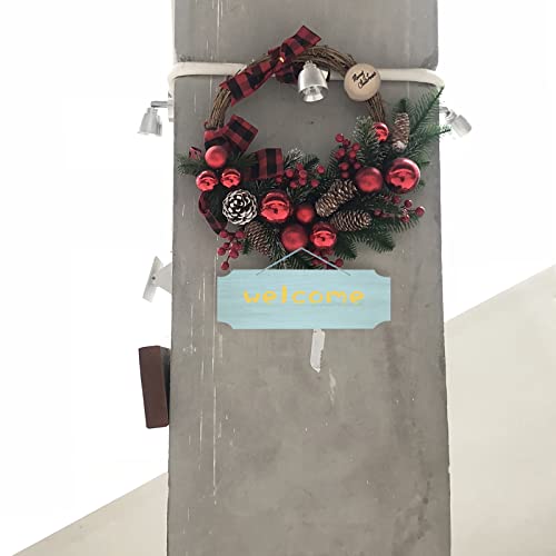 3Pack Blank Wood Sign for Craft Unfinished Hanging Wooden Board with Hole DIY Door Wall Decor Holiday Decoration Lamantery