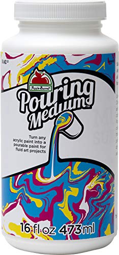Apple Barrel Pouring Medium, 44840E Acrylic, 16 oz, 16 Fl Oz Apple Barrel
