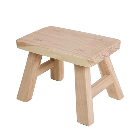 Golden Sun WM Unfinished Step Stool Footstool Wooden 11 inch for Kids Adults Plant Stand Plant Stand Fishing Stool Wood Small Golden Sun WM