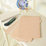 5 Pack 300x200x1.5mm Basswood Plywood Thin Wood Sheets for Craft DIY Project DOMG