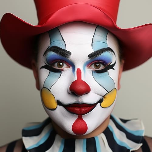 CCbeauty 36 Colors Face Body Paint Oil, Hypoallergenic Face Painting Kit Professional for Kids Party with 30 Stencils + 10 Brushes for Halloween SFX CCbeauty