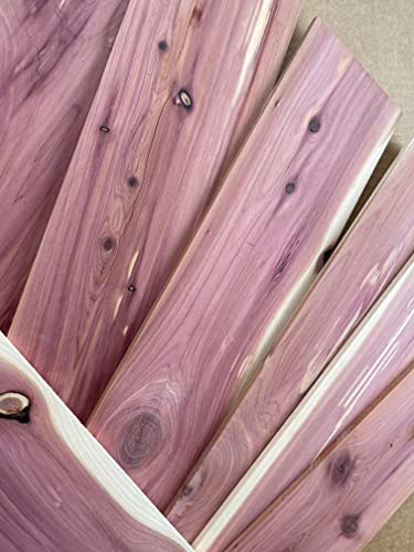 16 Inch Long Aromatic Cedar Wood Boards. Rustic Wood for Crafts… - WoodArtSupply