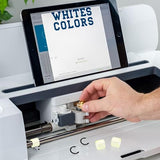 2 Pcs Rubber Roller Resolution for Cricut Maker and 2 Pcs Rubber Roller Replacement, Keep Rubber in Place with Retaining Rings Keep Rubber from CATOSUM