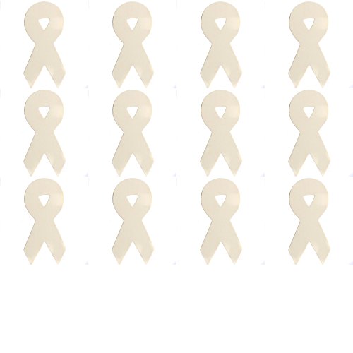 Factory Direct Craft Package of 12-Unfinished Wood Awareness Ribbon Cutouts Factory Direct Craft