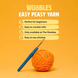 The Woobles Easy Peasy Yarn, Crochet & Knitting Yarn for Beginners with Easy-to-See Stitches - Yarn for Crocheting - Worsted Medium #4 Yarn - - WoodArtSupply