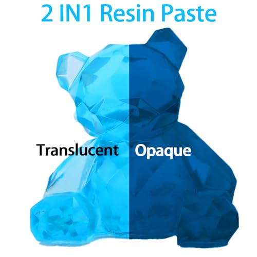 Matio White Resin Pigment Paste, 1.8oz/50g Resin Color Pigment Dye Opaque Epoxy Resin Tint Higher Concentrated Colorant for Crafts, Ocean Waves Cells Matio