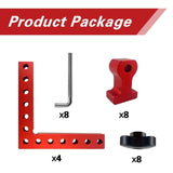 90 Degree Positioning Squares Right Angle Clamps 5.5" Aluminum Alloy Woodworking Carpenter Corner Clamping Tool for Picture Frame Box Cabinets Aogbra