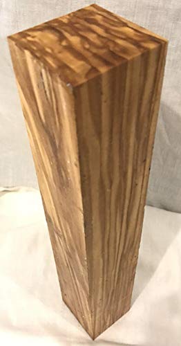 Beautiful Olivewood Turning Blanks, Suitable Turning Blank Squares for Wood Turning (2, 1-1/2" X 1-1/2" X 12") Exotic Wood Zone