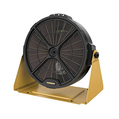 Powermatic PM1250 Electrostatic Air Filtration System, 0.1 Micron Filter, 754 CFM, 1Ph 120V (1791331), Yellow Powermatic