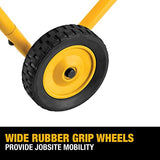 DEWALT Miter Saw Stand with Wheels, Collapsible and Portable, Holds Up to 300 lbs (DWX726) DEWALT