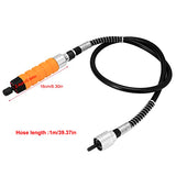 Electric Woodworking Carving Chisel Engraving Knife Tool 5 Carving Blades 2 Wrench and Soft Tube Set Yosoo