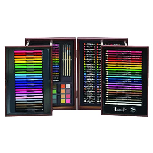 Art 101 Deluxe Classic Drawing Kit, Brown, 170 Pieces (54170) Art 101 USA