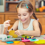 Cymbana Kids Sewing Kit Make Your Own Creative Felt Plush Animals Toy Craft Art Set for Beginners, Girls Gifts for Children 6+ Cymbana