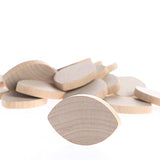 Pack of 40 Unfinished Wood Football Cutouts by Factory Direct Craft - Blank Wooden Sports Team Banquet Mascot Cheerleader Art and Craft Activities Factory Direct Craft