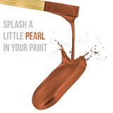 U.S. Art Supply Jewelescent Copper Penny Mica Pearl Powder Pigment, 3.5 oz (100g) Sealed Pouch - Cosmetic Grade, Metallic Color Dye - Paint, Epoxy, U.S. Art Supply
