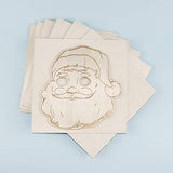 RIVERKING Square Wood Sheets, Unfinished Poplar Plywood for Arts Crafts and DIY Projects (10 pcs, 8 x 8 x 0.1 Inch) RIVERKING