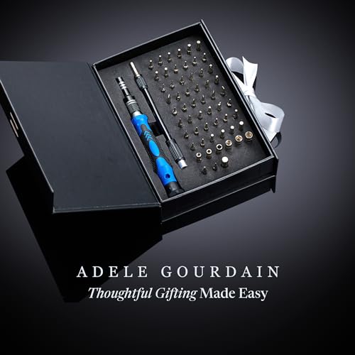 Screw Driver Set Kit- Screwdriver Set- Craftsman Tools with Case, Multi-Piece Travel Size, Compact Design & Portable Quick Fix at Home for Small ADELEGOURDAIN