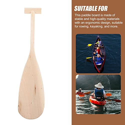 BESPORTBLE 21.5 inch Wooden Paddle, Unfinished Wooden Paddle Unfinished Solid Pine Wood Paddles for Nautical Craft Projects and DIY Home Decoration BESPORTBLE