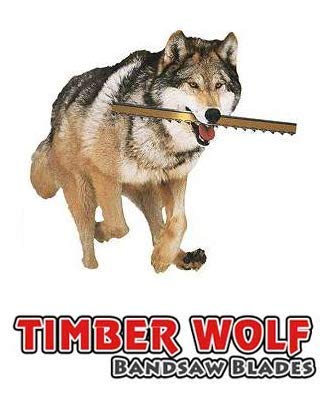 Timber Wolf Bandsaw Blade 1/2" x 93 1/2", 3-4 TPI Variable Positive Claw Timber Wolf