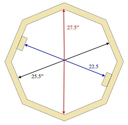 Woodworking Plans for a 6 ft. Wishing Well. Printed DIY Instruction Guide 36 pages. Photos at Every Step. How to Build an Octagon Wishing Well. - WoodArtSupply