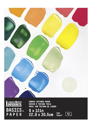 Winsor & Newton Liquitex BASICS Paper Pad, 140lb, 9' x 12', 12 sheets - WoodArtSupply