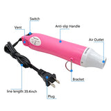 Heat Gun, Mini Hot Air Gun for DIY Crafts Portable Heat Air Gun Tool for Embossing Shrink Wrapping Drying Paint QYQRQF