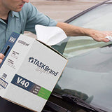 TaskBrand N-V040CGW Center Pull Wipers White 10 x 12 (Roll of 200) TaskBrand
