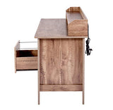 OneSpace Eleanor Executive Desk, Classic Oak OneSpace