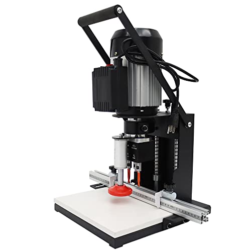 PreAsion Hinge Drilling and Boring Machine, Portable Woodworking Hand-Held Hinge Drilling Machine, Hinge Drilling Machine for Woodworking 110V 1100W PreAsion