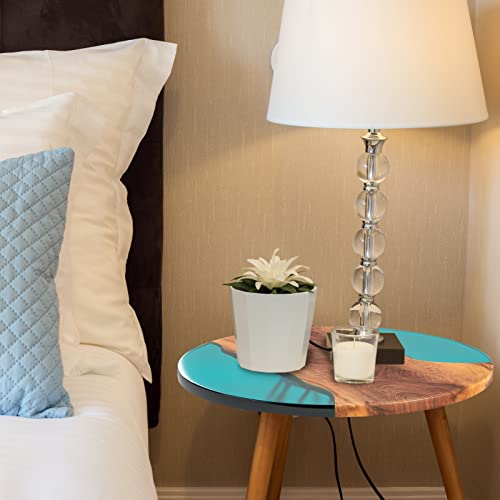 Sntieecr 24 Inch Resin Table Molds, Large Round Epoxy Table Mold for Charcuterie Board, River Coffee Table, DIY Art Home Decoration Sntieecr