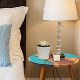 Sntieecr 24 Inch Resin Table Molds, Large Round Epoxy Table Mold for Charcuterie Board, River Coffee Table, DIY Art Home Decoration Sntieecr