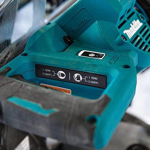 Makita GSL04M1 40V max XGT Brushless Lithium-Ion 12 in. Cordless AWS Capable Dual-Bevel Sliding Compound Miter Saw Kit (4 Ah) Makita