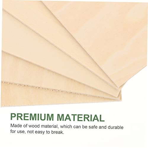 COHEALI 5pcs Board Accessories for Grilling Fish Plank Sign Making Kit Unfinished Wood Planks Unfinished DIY Wood Planks Hardwood Cut to Size Wooden COHEALI