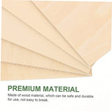 COHEALI 5pcs Board Accessories for Grilling Fish Plank Sign Making Kit Unfinished Wood Planks Unfinished DIY Wood Planks Hardwood Cut to Size Wooden COHEALI