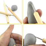 14 PCS Dotting Tools Ball Styluses with Box, Dotting Tools Set Rock Painting, Pottery Clay Modeling Embossing Nail Art LOKUNN