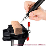 Yakamoz Mini Vise Clamp Small Bench Vice Clamp on Table Vise Drill Press Vice for Wood Craft Carving Jewelry Making DIY Clip on Tool YAKAMOZ
