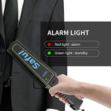 Handheld Metal Detector Security Portable Adjustable Sensitivity Sound Vibration Alerts Detects Weapons Knivers Screw Scanner Detects LQMEILI