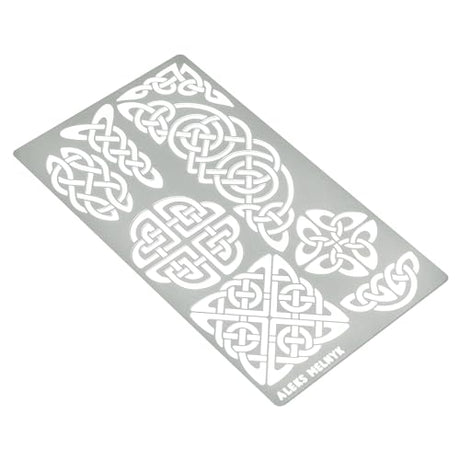 Aleks Melnyk #37 Metal Journal Stencils, Celtic Patterns, Wicca Stencil, Celtic Knot Stencils, Viking Stencils, Wood Burning Templates, Wood Carving - WoodArtSupply