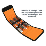 Buck Knives 1/4, 1/2, 3/4, 1, 1-1/4 COMFORT GRIP CHISEL SET Buck Knives