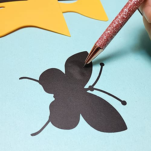 Craft Weeding Pen, Essential Adhesive Vinyl Tool, Precision Needle for Craft Weeding, Vinyl Air Release or Car Puncturing Installation, Rose Gold Arvakr