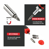 Ratcheting screwdriver sets nut driver set Magnetic Muti Screwdriver Bits Sockets Set T-handle Rachet Tools Set Basic Tool Kit 38-piece for home X-STEEL