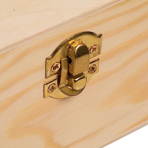 Creative Hobbies Large 18 Inch Halloween Coffin Box - Fillable Hinged Box for Halloween Décor, Party Favor, Goth, Doll Coffin, Coffin Ring Box, Pet Creative Hobbies