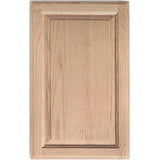 ONESTOCK 12W x 24H Unfinished Oak Kitchen Cabinet Door Replacement, Raised Panel Red ONESTOCK