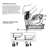 Arrow ET200BN Heavy Duty Electric Brad Nailer, Professional Nail Gun for Trim, Picture Frames, Crafts, Fencing, Uses Brad Nails in 5/8-Inch, Arrow Fastener