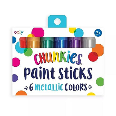 OOLY Chunkies Twistable Tempera Paint Sticks For Kids, No Mess Kids Art Supplies for Kids 4-6, Mess Free Coloring for Toddlers, Classroom Supplie for