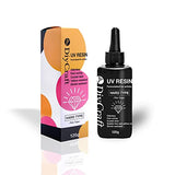 UV Resin - DIYcraft Odorless Crystal Clear Hard Resin 120g, Fast Curing Epoxy Resin for DIY Resin Molds, Jewelry Making - Suitable Art Craft Beginner DIYcraft