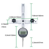 HDLNKAK Table Saw Digital Dial Indicator Gauge, for Aligning and Calibrating Work Shop Machinery Like Table Saws, Band Saws and Drill Presses HDLNKAK