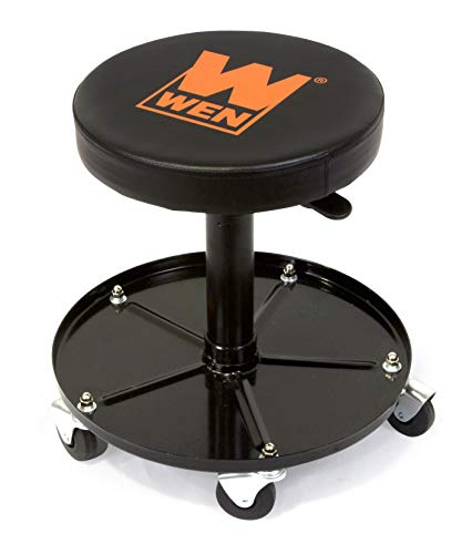 WEN 73012T 300-Pound Capacity Pneumatic Rolling Mechanic Stool WEN