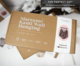 Bochiknot Macrame Kit for Adult Beginners - Art & Craft Macrame DIY Kit for Adults & Kids - Boho Macrame Home Wall Hanging Décor Bochiknot