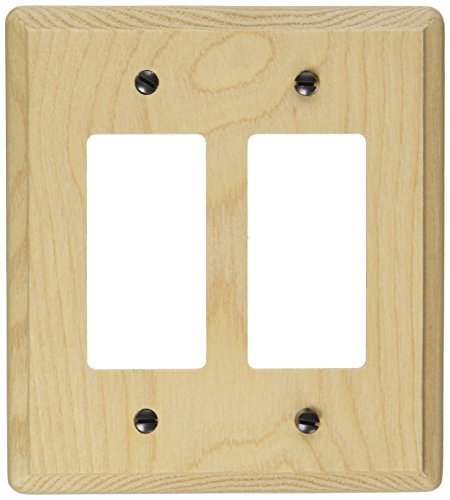 Jackson Deerfield 427U Ash Double Rocker/GFI Wall Plate Jackson